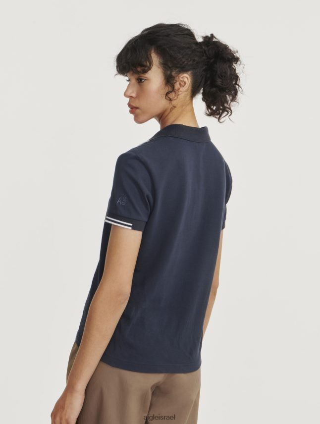 נשים אימפריה Aigle חולצת פולו עם שרוולים קצרים בגדים 8V6ZVZ468