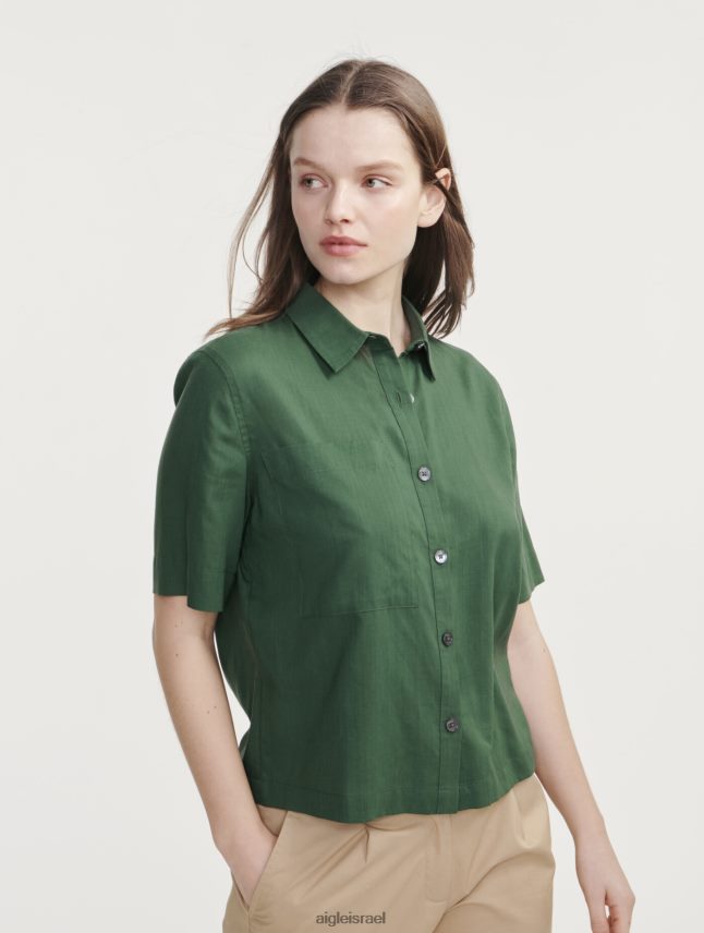 נשים בוטני Aigle חולצה עם שרוולים קצרים בגזרה רפויה בגדים 8V6ZVZ469