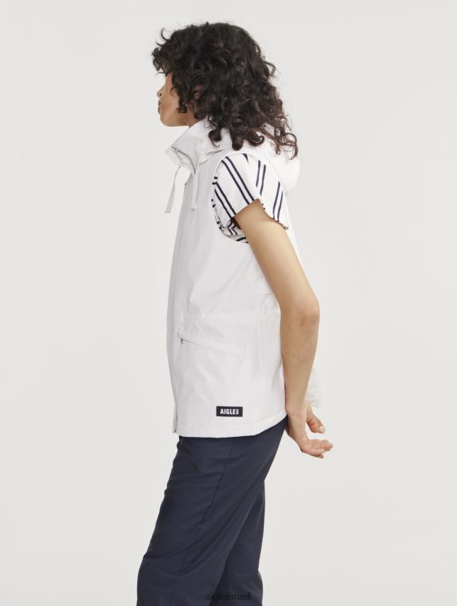 נשים לאט אני Aigle אפוד אינפיניום גור-טקס ללא שרוולים עם ברדס נשלף בגדים 8V6ZVZ473