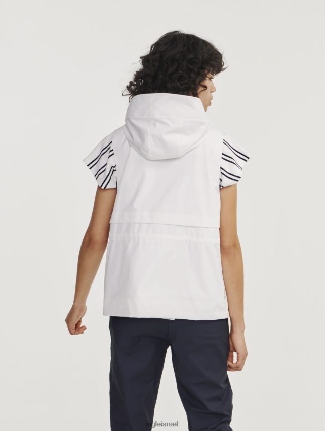 נשים לאט אני Aigle אפוד אינפיניום גור-טקס ללא שרוולים עם ברדס נשלף בגדים 8V6ZVZ473