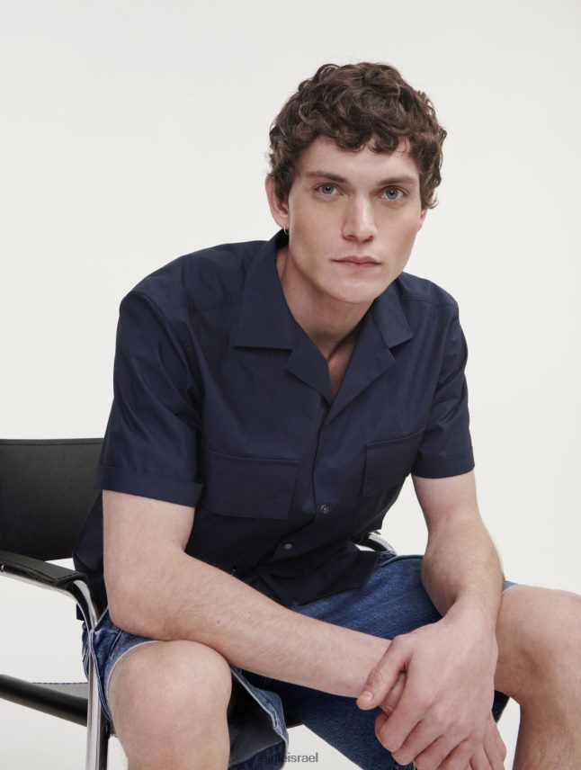 גברים אימפריה Aigle חולצה צבאית עם שרוול קצר בגדים 8V6ZVZ49