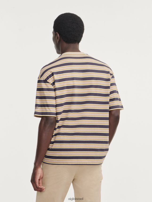 גברים אימפריה סט Aigle חולצת טריקו עם צווארון פסים בגדים 8V6ZVZ4