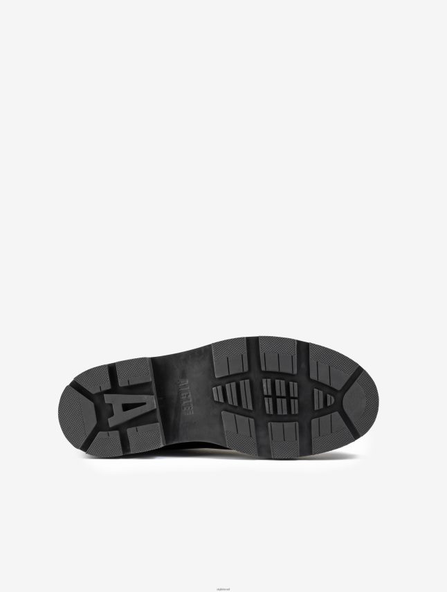 נשים נואר Aigle מגף צ'לסי מעור תפור נורווגי מגפיים 8V6ZVZ510