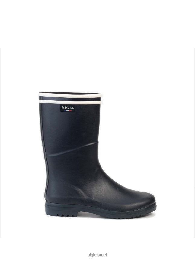 נשים ימי Aigle מגפי גשם עם סול מחורץ תוצרת צרפת מגפיים 8V6ZVZ523