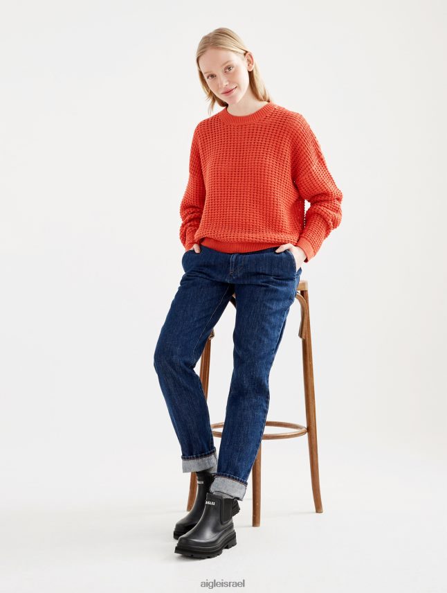 נשים חריסה Aigle מגשר סריג דקורטיבי עם שרוולים ארוכים בגדים 8V6ZVZ529