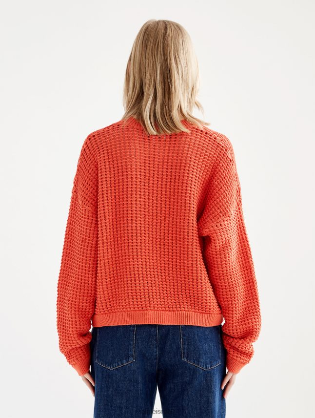 נשים חריסה Aigle מגשר סריג דקורטיבי עם שרוולים ארוכים בגדים 8V6ZVZ529