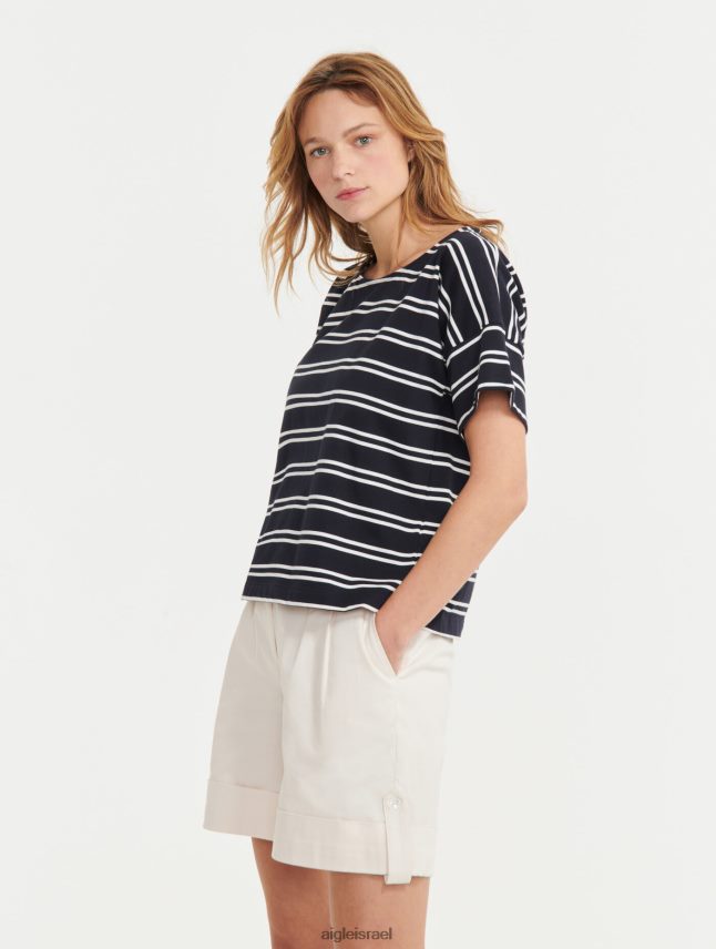 נשים אימפריה סט Aigle חולצת טריקו של מלחים תוצרת צרפת בגדים 8V6ZVZ530