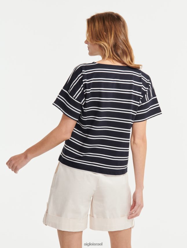 נשים אימפריה סט Aigle חולצת טריקו של מלחים תוצרת צרפת בגדים 8V6ZVZ530