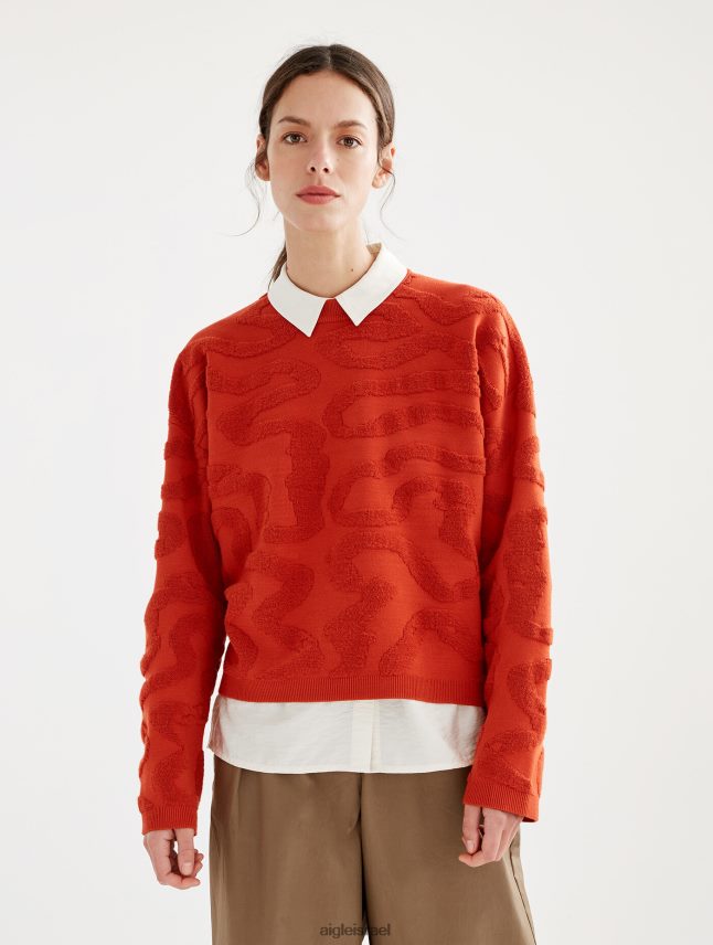 נשים גוג'י Aigle מגשר עם צווארון צווארון עם ג'קארד מעוקם בגדים 8V6ZVZ532