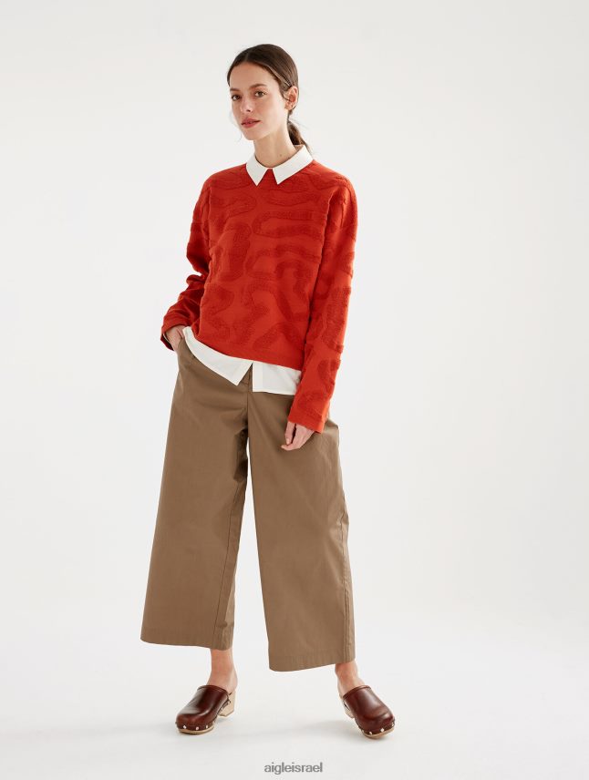 נשים גוג'י Aigle מגשר עם צווארון צווארון עם ג'קארד מעוקם בגדים 8V6ZVZ532