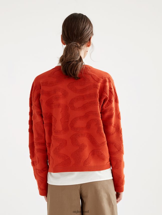 נשים גוג'י Aigle מגשר עם צווארון צווארון עם ג'קארד מעוקם בגדים 8V6ZVZ532