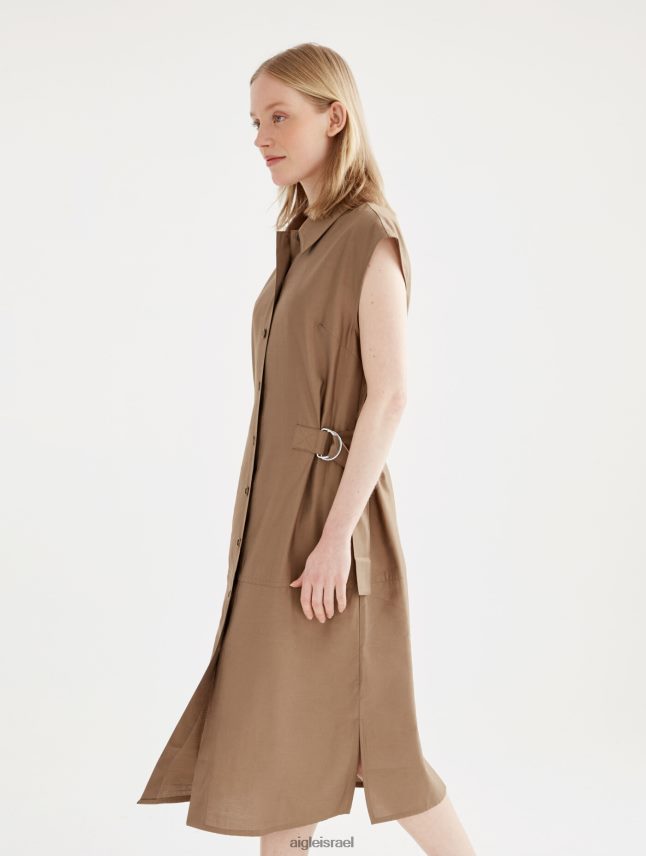 נשים קָפּוּצִ'ינוֹ Aigle שמלת מידי מכופתרת מצוידת בגדים 8V6ZVZ535