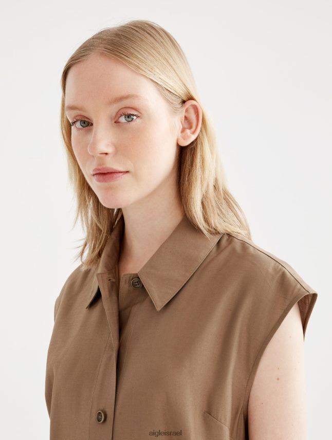 נשים קָפּוּצִ'ינוֹ Aigle שמלת מידי מכופתרת מצוידת בגדים 8V6ZVZ535