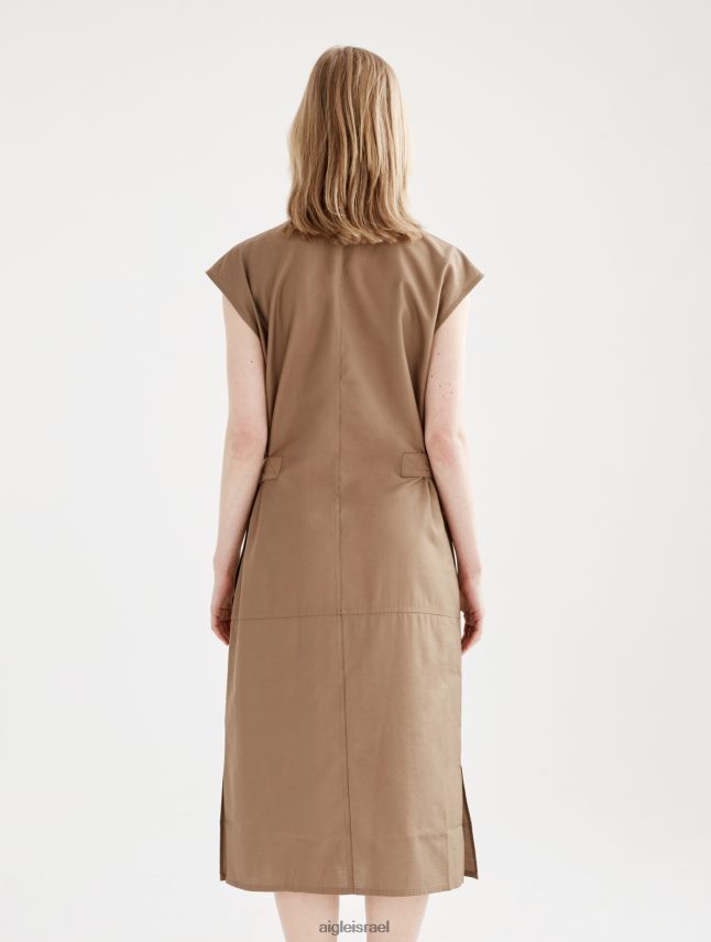 נשים קָפּוּצִ'ינוֹ Aigle שמלת מידי מכופתרת מצוידת בגדים 8V6ZVZ535