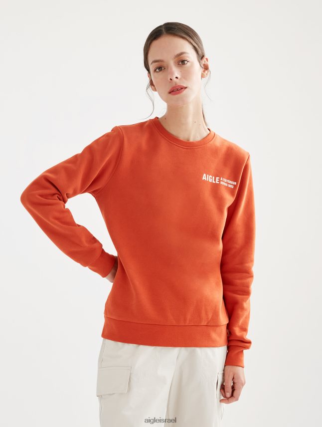 נשים גוג'י Aigle סווטשירט צווארון מוברש עם הדפס חזה בגדים 8V6ZVZ539