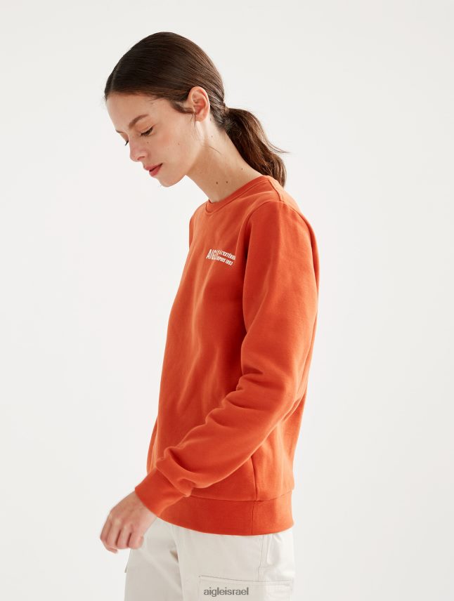 נשים גוג'י Aigle סווטשירט צווארון מוברש עם הדפס חזה בגדים 8V6ZVZ539