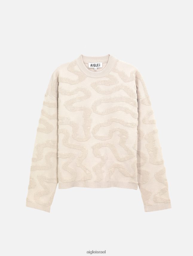 נשים צוֹבֶל Aigle מגשר עם צווארון צווארון עם ג'קארד מעוקם בגדים 8V6ZVZ542