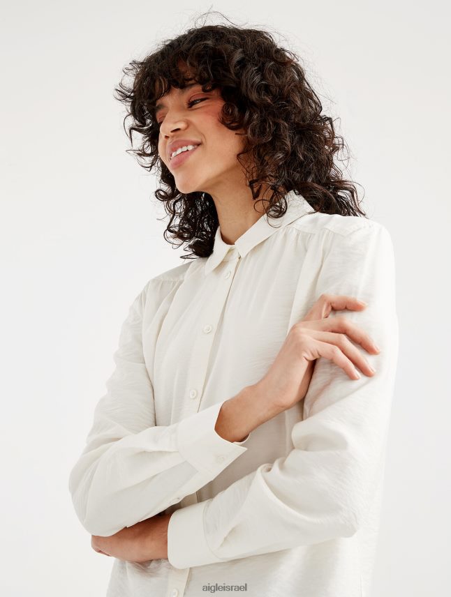 נשים לאט Aigle חולצה עם שרוולים ארוכים אסוף בכתפיים בגדים 8V6ZVZ559