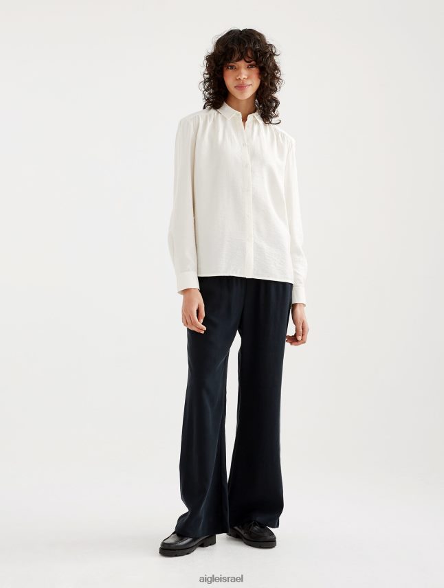 נשים לאט Aigle חולצה עם שרוולים ארוכים אסוף בכתפיים בגדים 8V6ZVZ559