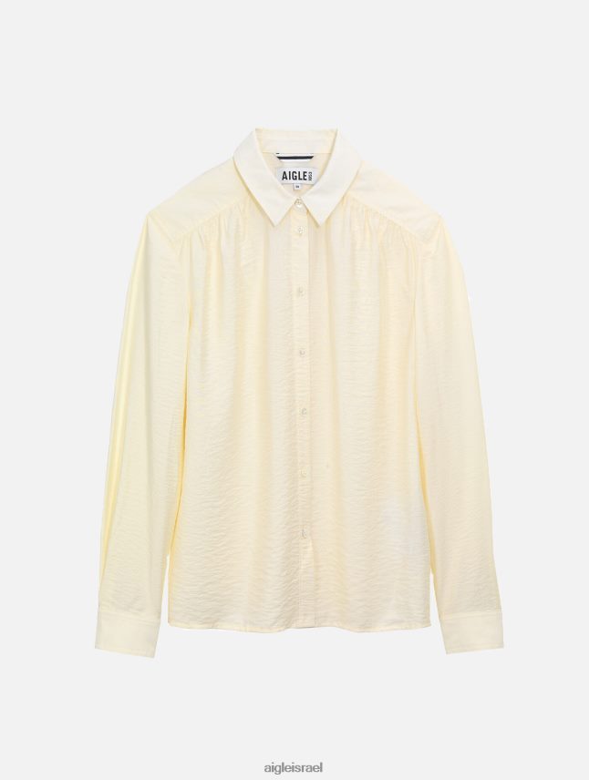 נשים לאט Aigle חולצה עם שרוולים ארוכים אסוף בכתפיים בגדים 8V6ZVZ559