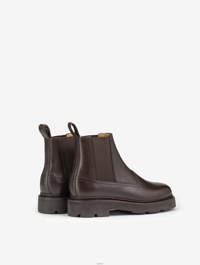 נשים בורבון Aigle מגף צ'לסי מעור תפור נורווגי מגפיים 8V6ZVZ561