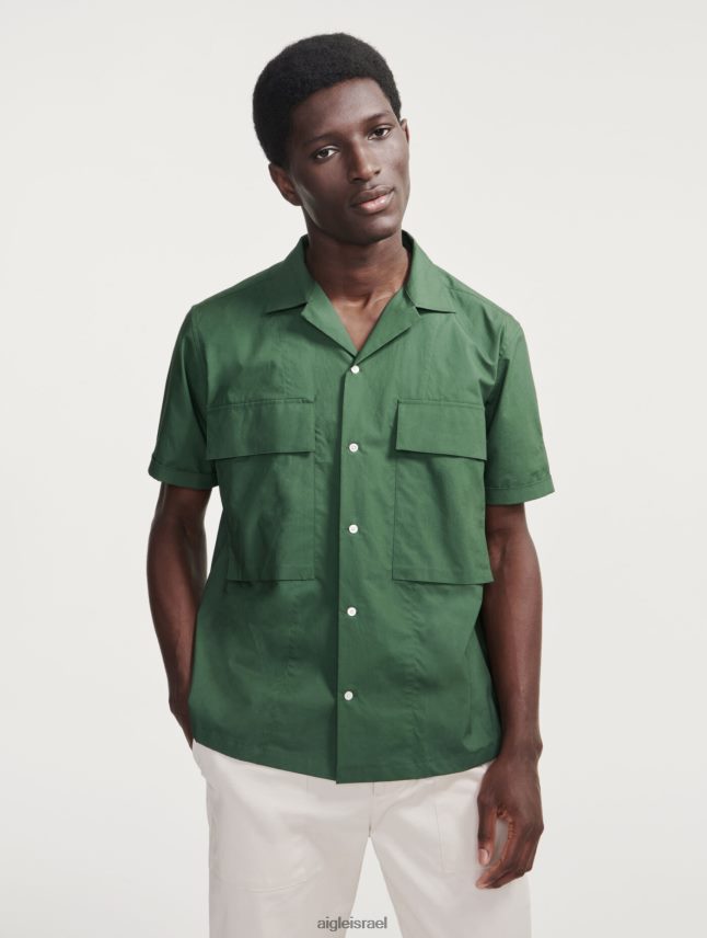 גברים בוטני Aigle חולצה צבאית עם שרוול קצר בגדים 8V6ZVZ56