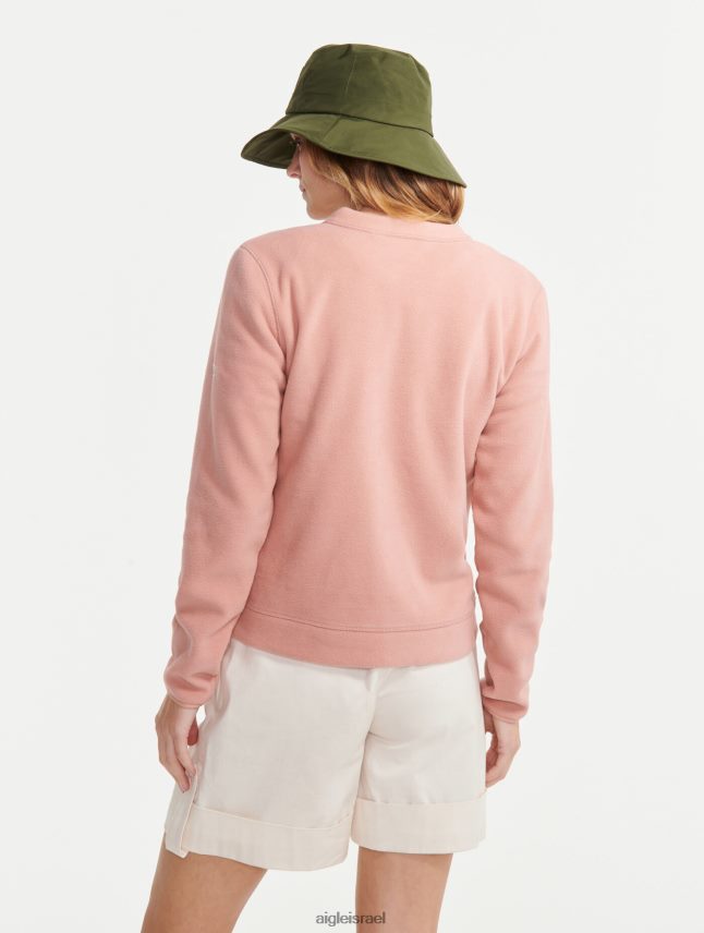 נשים ורד ערפילי Aigle צמר צוואר צוואר רוכסן בגדים 8V6ZVZ589