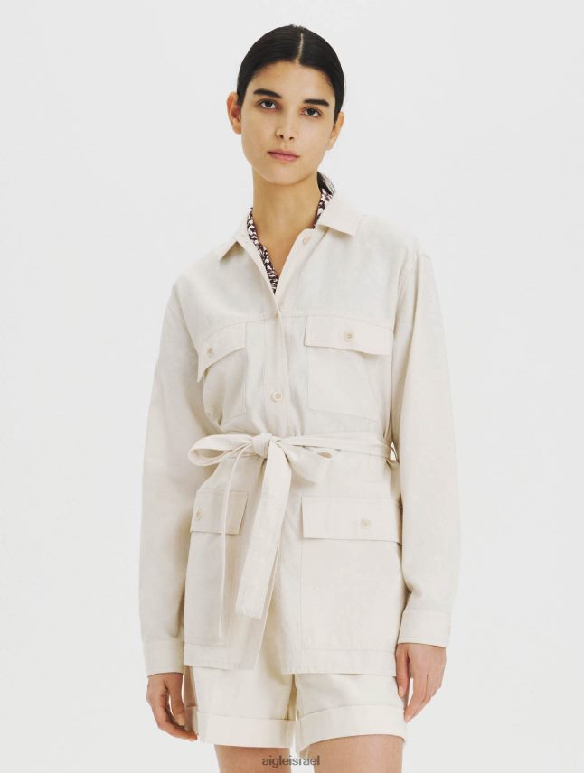 נשים ביסק Aigle חולצת כותנה וטנסל בגדים 8V6ZVZ616