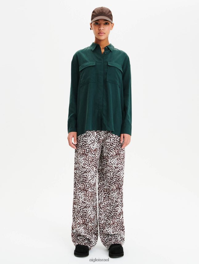 נשים ירוק Aigle חולצת אוברסייז בגדים 8V6ZVZ625