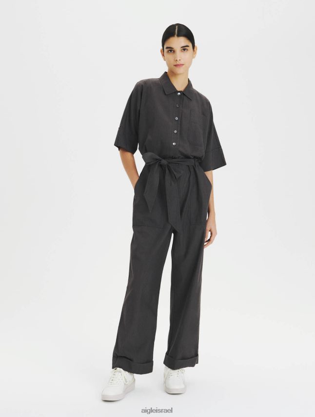 נשים פחמן Aigle סרבל כותנה וטנסל בגדים 8V6ZVZ636