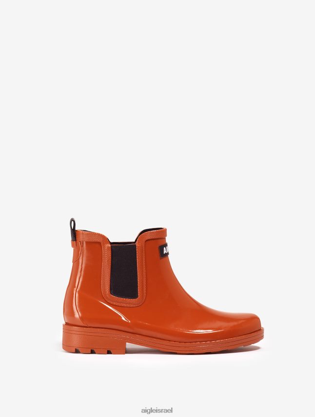 נשים גוג'י Aigle מגף גשם בקרסול בהשראת סוסים מגפיים 8V6ZVZ637