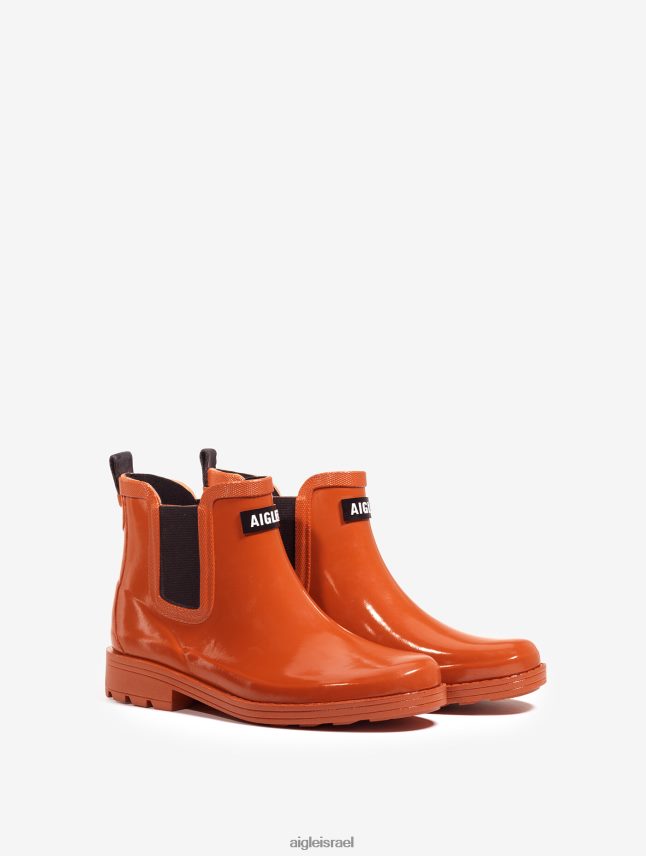 נשים גוג'י Aigle מגף גשם בקרסול בהשראת סוסים מגפיים 8V6ZVZ637