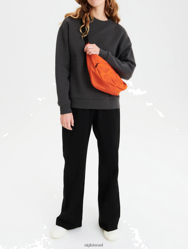 נשים פחמן Aigle סווטשירט עם צווארון בעיצוב אקולוגי בגדים 8V6ZVZ659