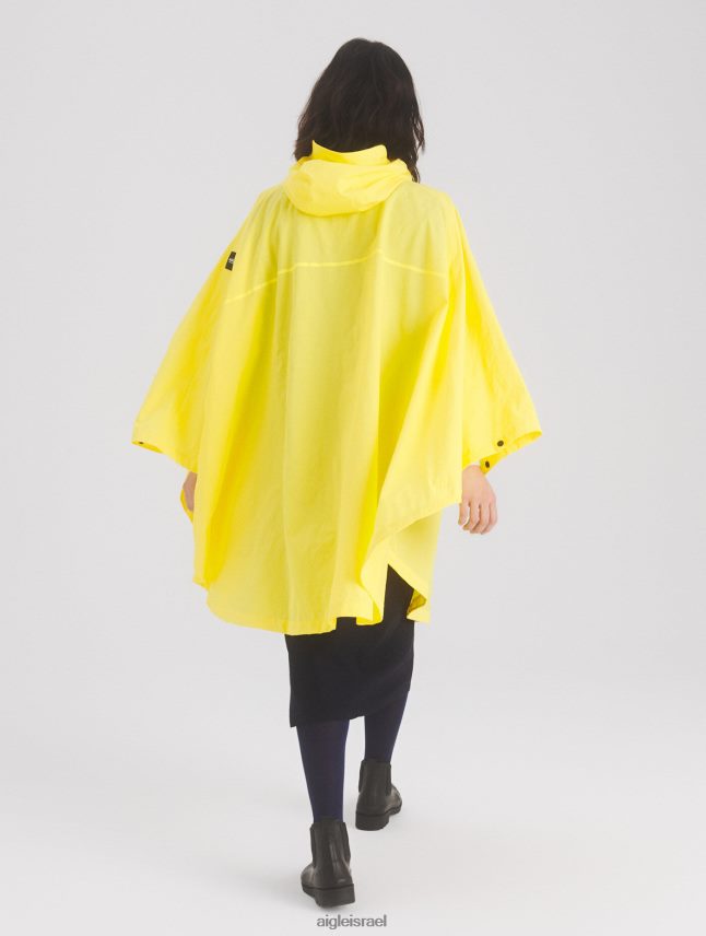 נשים נוּרִית צְהוּבָּה Aigle פונצ'ו עמיד למים לרוכבי אופניים בגדים 8V6ZVZ665