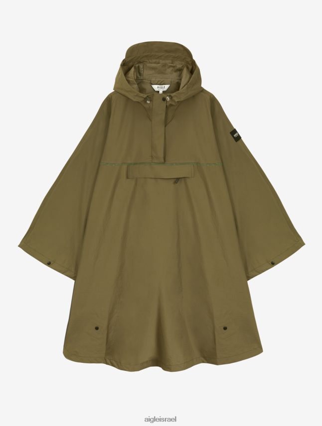 נשים קאקי Aigle פונצ'ו עמיד למים לרוכבי אופניים בגדים 8V6ZVZ670