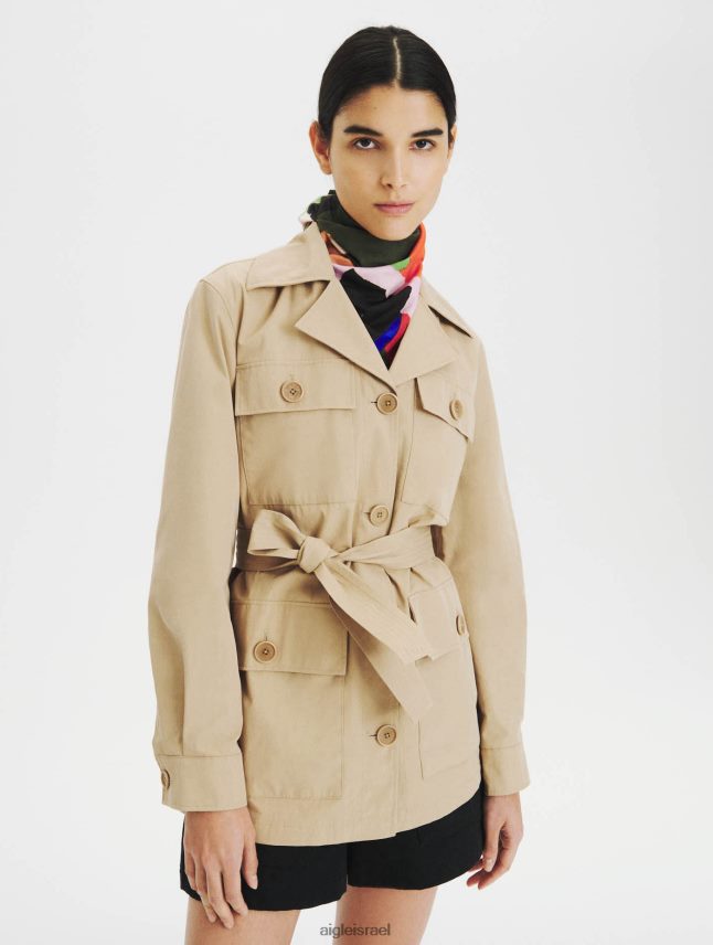 נשים אוסייר Aigle מעיל טרנץ' דוחה מים בגדים 8V6ZVZ673