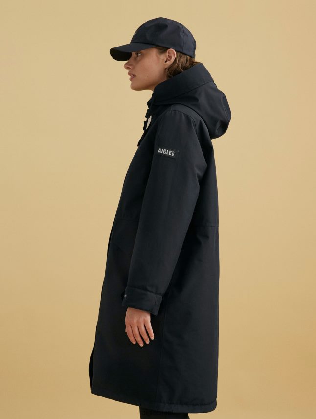 נשים נואר Aigle פארקה חם מאוד גור-טקס בגדים 8V6ZVZ675