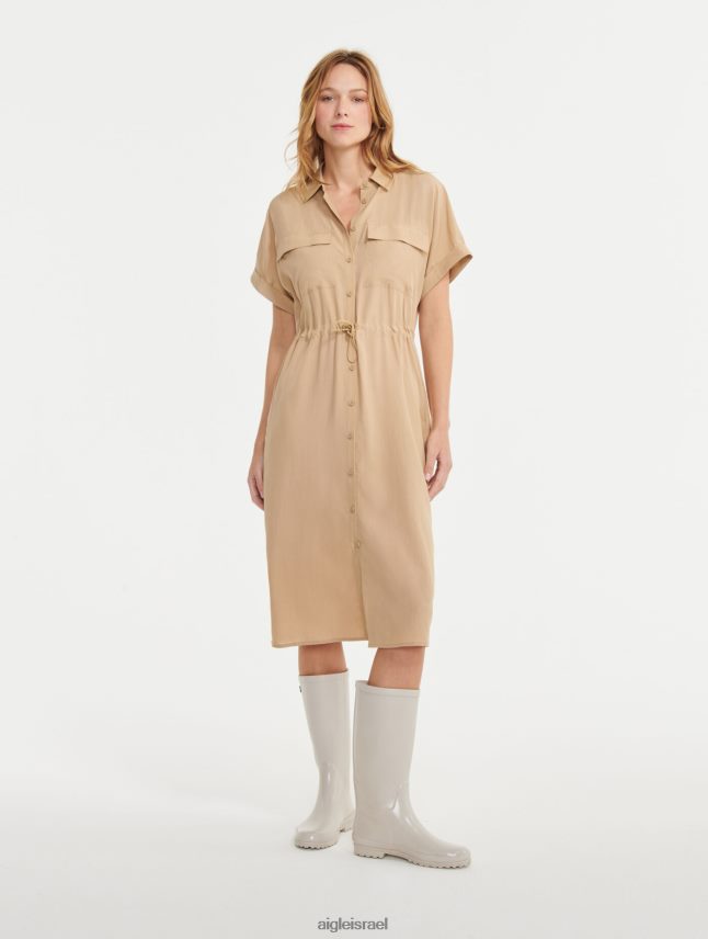 נשים אוסייר Aigle שמלת חולצה עם שרוולים קצרים בגדים 8V6ZVZ687