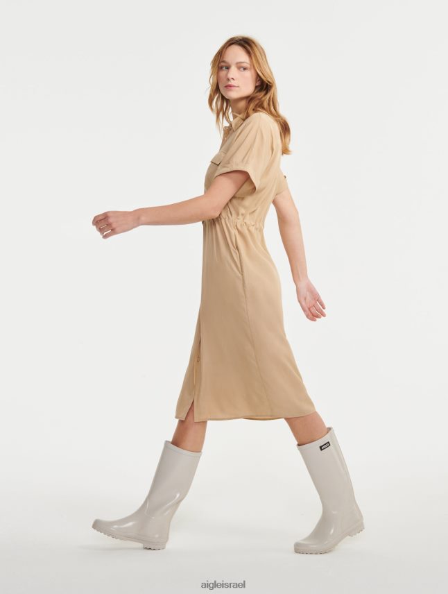 נשים אוסייר Aigle שמלת חולצה עם שרוולים קצרים בגדים 8V6ZVZ687