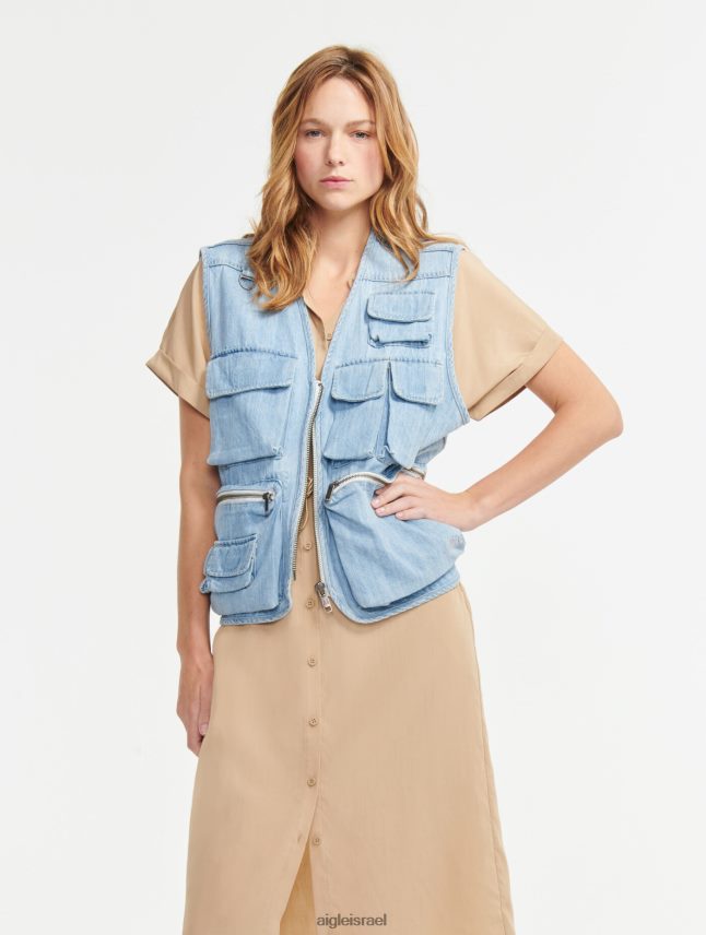 נשים אוסייר Aigle שמלת חולצה עם שרוולים קצרים בגדים 8V6ZVZ687