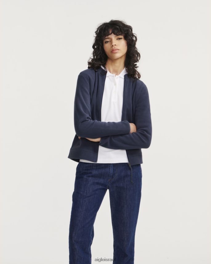 נשים אימפריה Aigle צמר צוואר צוואר רוכסן בגדים 8V6ZVZ710