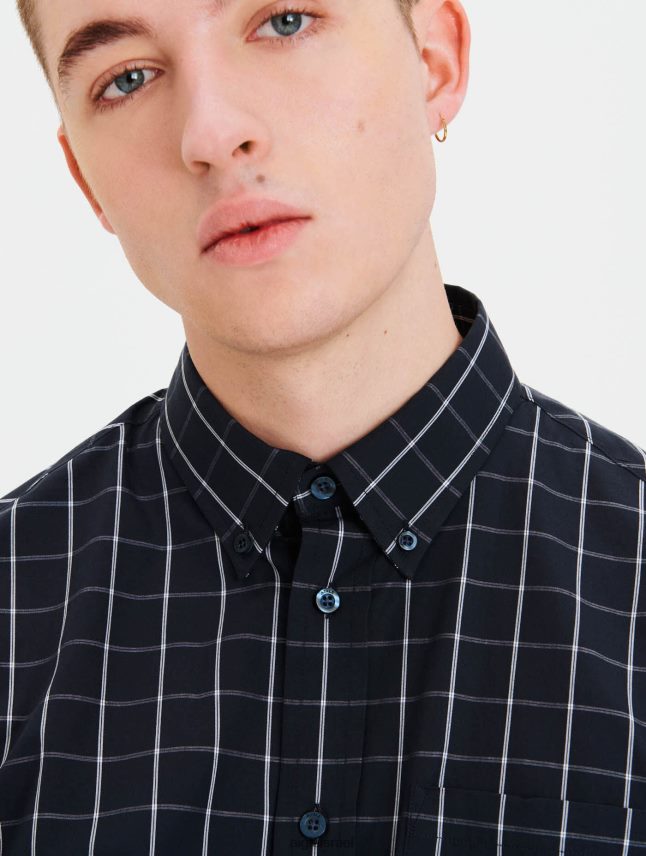 גברים אימפריה צ' Aigle חולצה משובצת בגדים 8V6ZVZ77