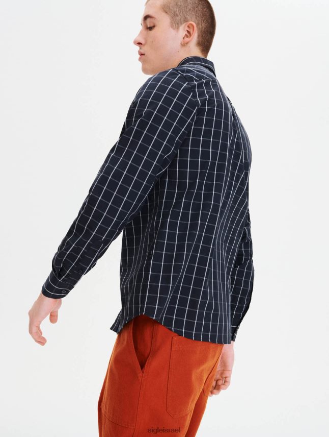 גברים אימפריה צ' Aigle חולצה משובצת בגדים 8V6ZVZ77