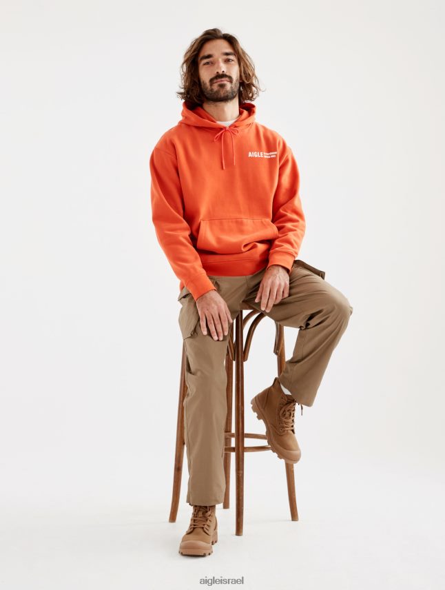 גברים חריסה Aigle סווטשירט עם קפוצ'ון מודפס בגדים 8V6ZVZ84