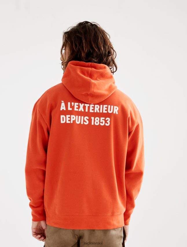 גברים חריסה Aigle סווטשירט עם קפוצ'ון מודפס בגדים 8V6ZVZ84