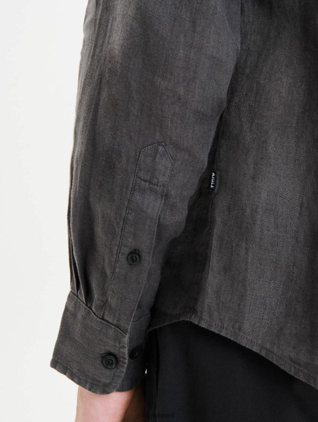 גברים פחמן Aigle חולצת פשתן בגדים 8V6ZVZ89