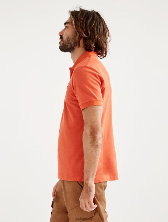 גברים חריסה Aigle פולו שרוולים קצרים יבשים ומהירים בגדים 8V6ZVZ8