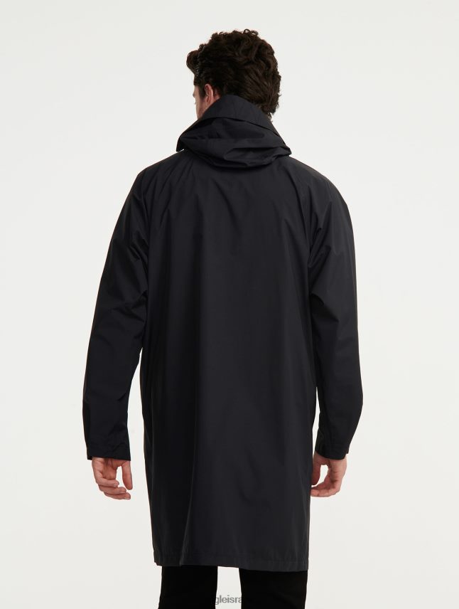 גברים נואר Aigle מעיל mtd ארוך עם ברדס בגדים 8V6ZVZ184