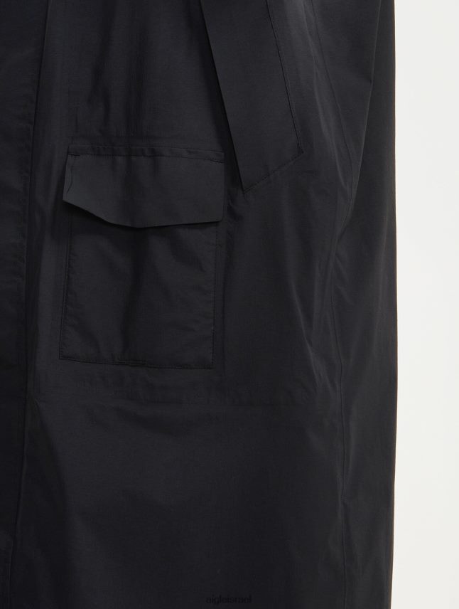 גברים נואר Aigle מעיל mtd ארוך עם ברדס בגדים 8V6ZVZ184