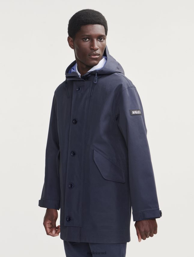 גברים אימפריה Aigle פארקה mtd עם קפוצ'ון באורך בינוני בגדים 8V6ZVZ214